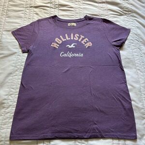 Purple “Hollister” T-Shirt, Size “Large”